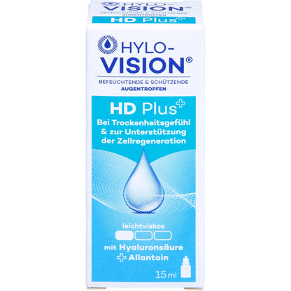 Hylo-Vision HD plus eye drops, 15 ml