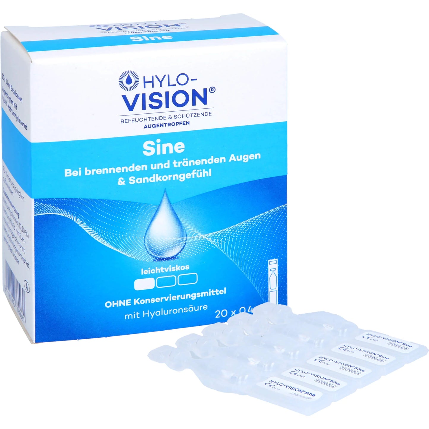 Hylo-Vision, 20 single-dose pipettes