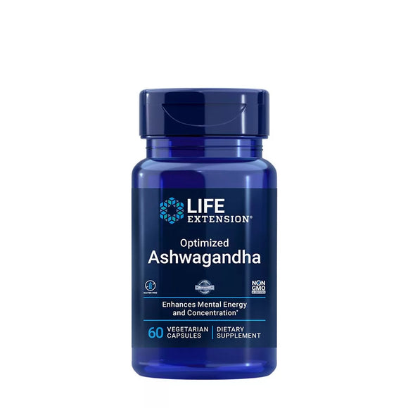 LIFE EXTENSION OPTIMIZED ASHWAGANDHA (60 CAPSULES)
