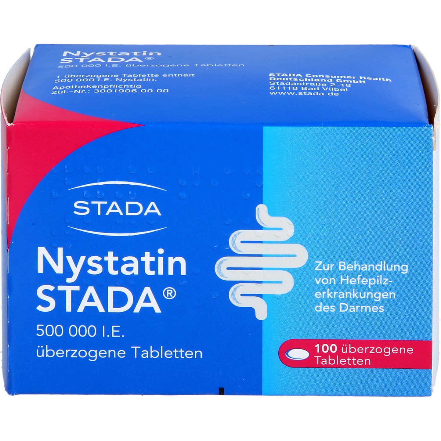 STADA Nystatin tablets, 100 tablets