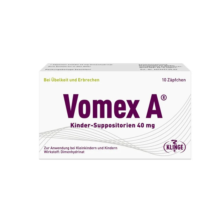 Vomex A 40 mg Kid's Suppositories