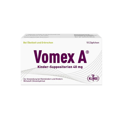 Vomex A 40 mg Kid's Suppositories