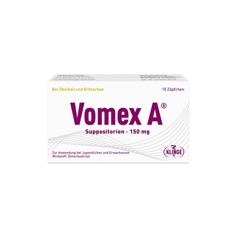 Vomex A suppositories 150 mg, 10 suppositories