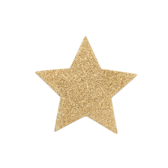 Bijoux Indiscrets Flash Star Gold Nipples Decoration