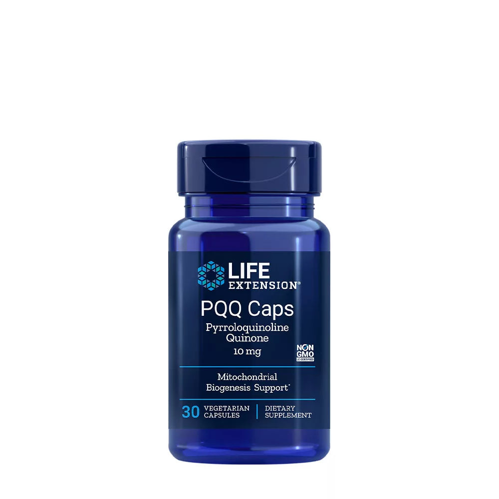 LIFE EXTENSION PQQ CAPS ( PYRROLOQUINOLINE QUINONE) 10 MG (30 VEGETARIAN CAPSULES)