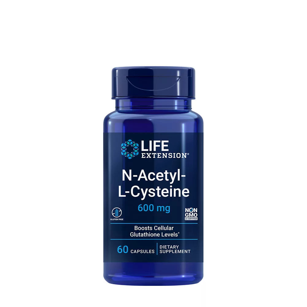 LIFE EXTENSION N-ACETYL-L-CYSTEINE 600 MG (60 CAPSULES)