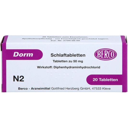 Berco Dorm sleep, 20 tablets