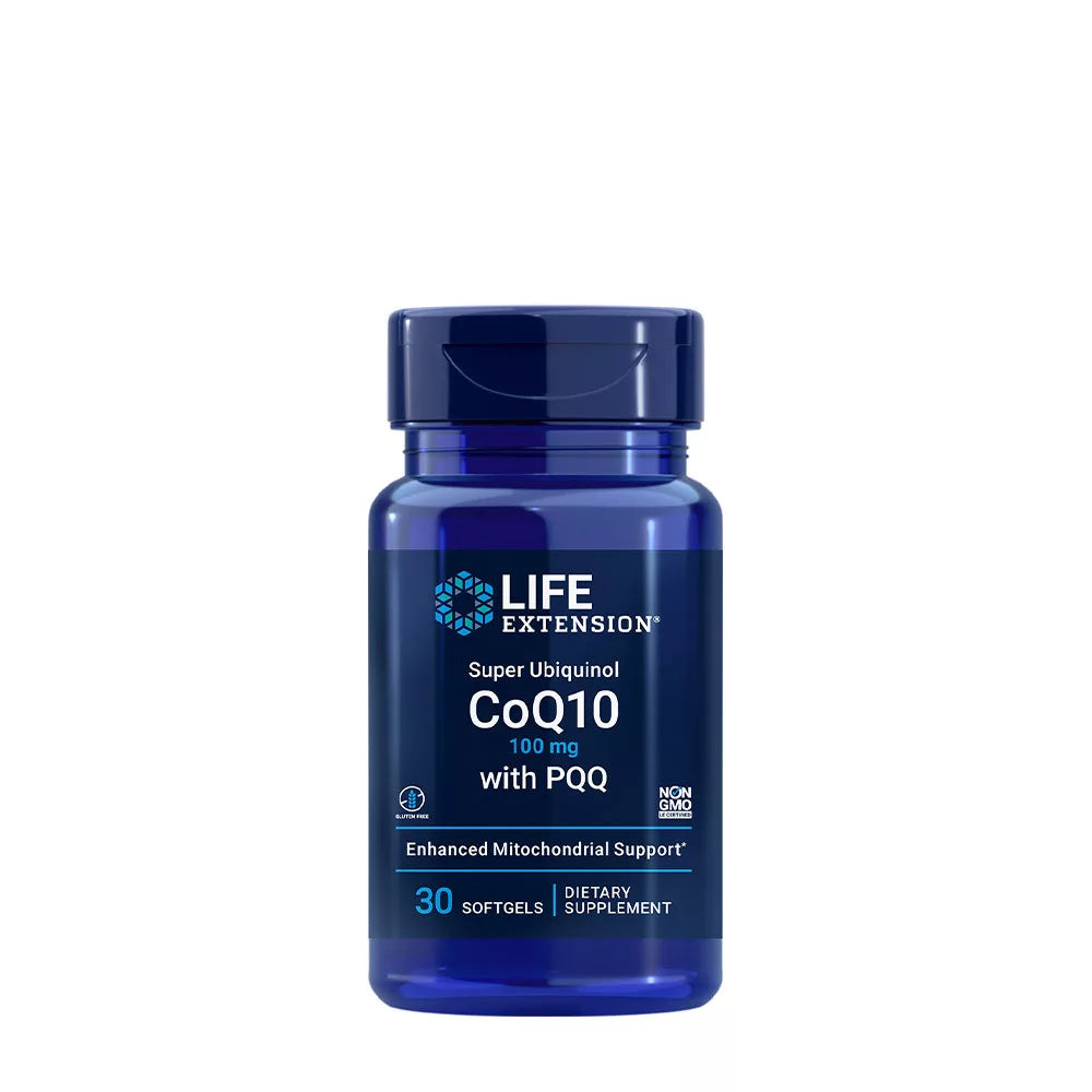 LIFE EXTENSION SUPER UBIQUINOL COQ10 WITH PQQ 100 MG (30 SOFTGELS)