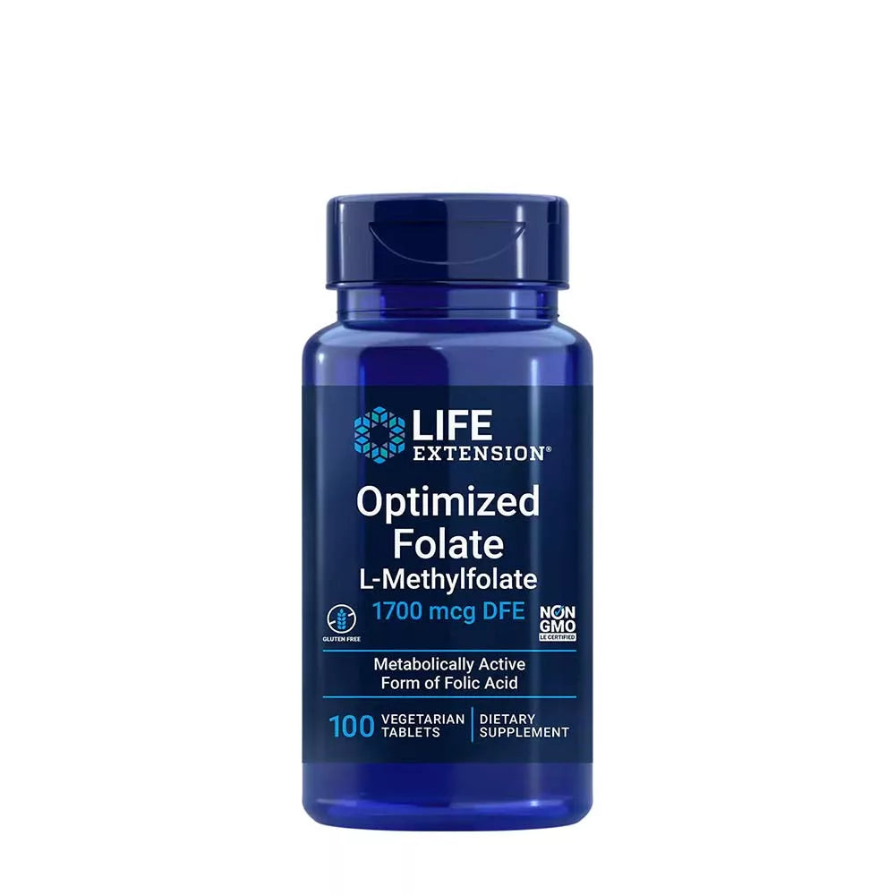 LIFE EXTENSION OPTIMIZED FOLATE 1700 MCG (100 CAPSULES)