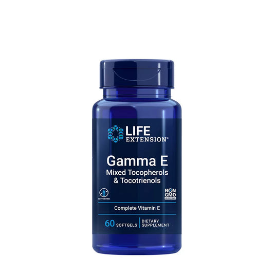 LIFE EXTENSION GAMMA E MIXED TOCOPHEROLS & TOCOTRIENOLS (60 SOFTGELS)