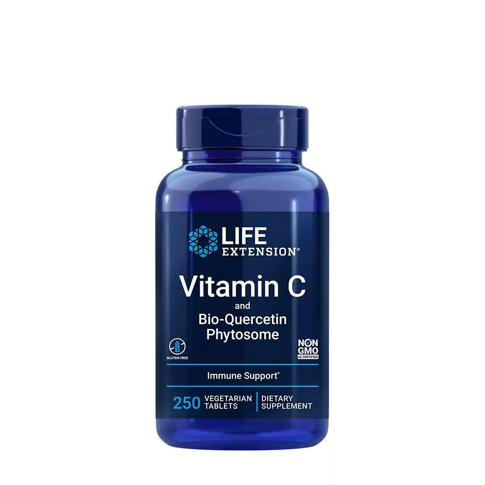 LIFE EXTENSION VITAMIN C WITH BIO-QUERCETIN PHYTOSOME (250 TABLETS)