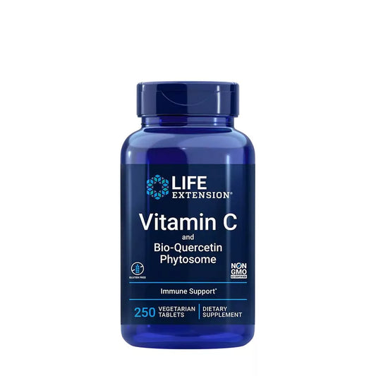 LIFE EXTENSION VITAMIN C WITH BIO-QUERCETIN PHYTOSOME (250 TABLETS)