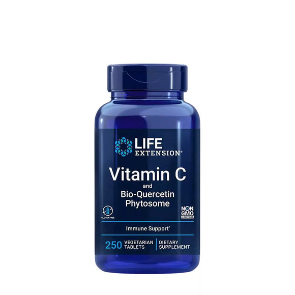 LIFE EXTENSION VITAMIN C WITH BIO-QUERCETIN PHYTOSOME (250 TABLETS)