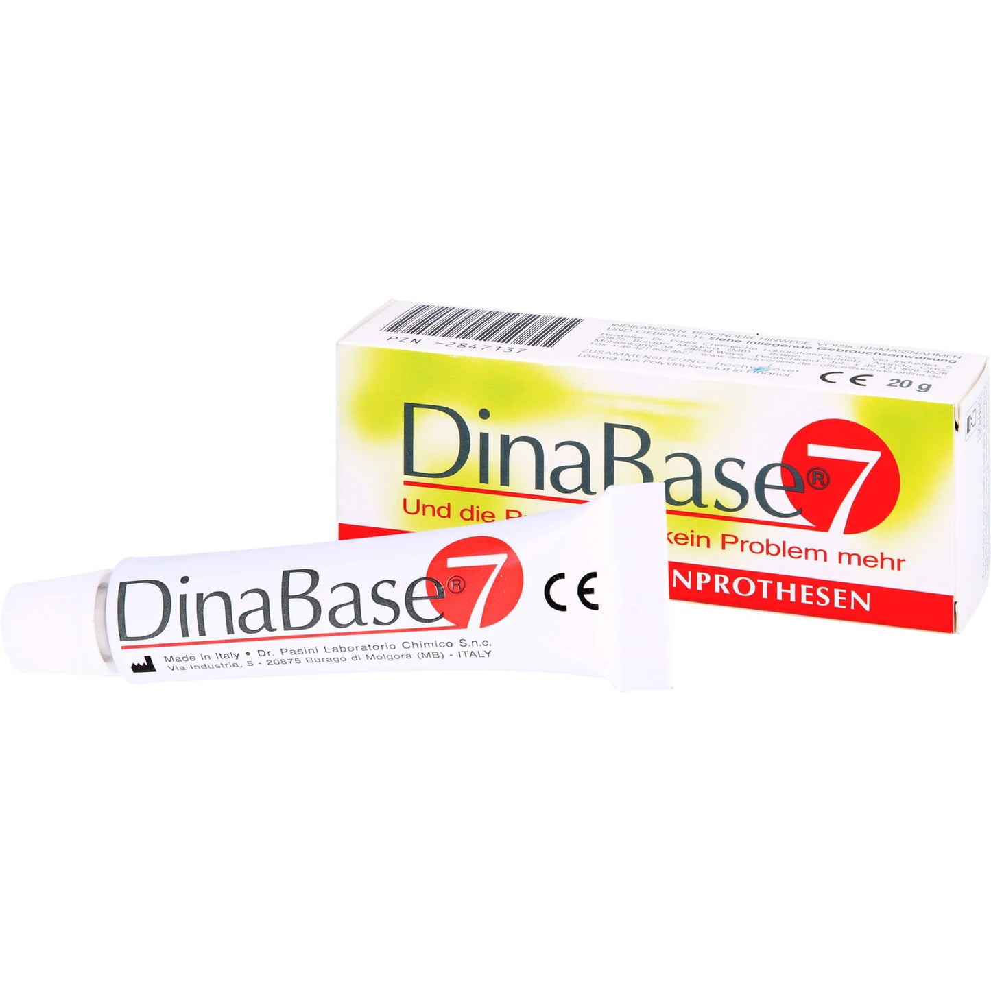 DinaBase 7 Denture Adhesive Gel, 20g