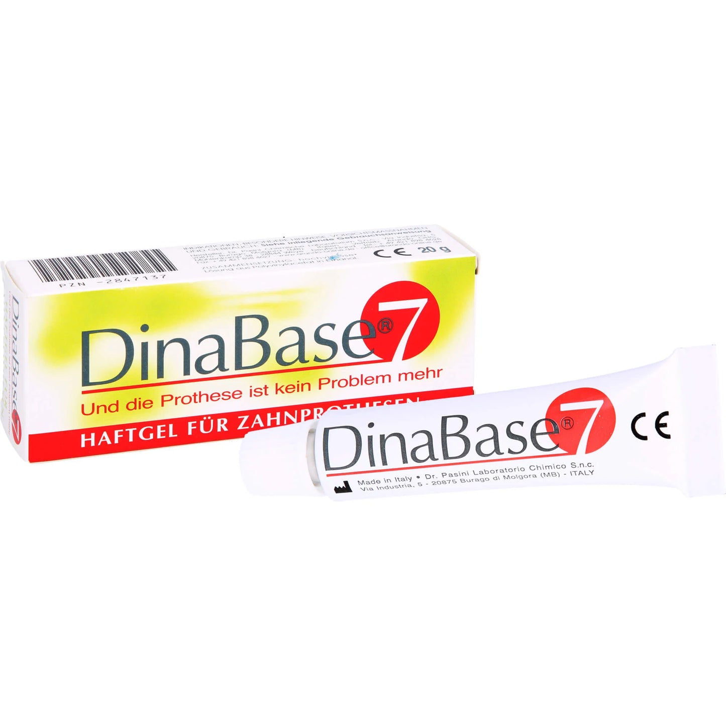 DinaBase 7 Denture Adhesive Gel, 20g