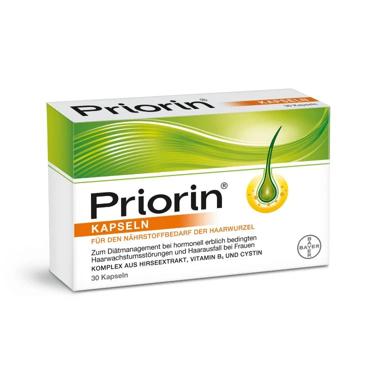 Bayer Priorin capsules for the nutritional needs of the hair root, 30 capsules