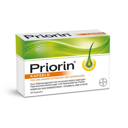 Bayer Priorin capsules for the nutritional needs of the hair root, 30 capsules