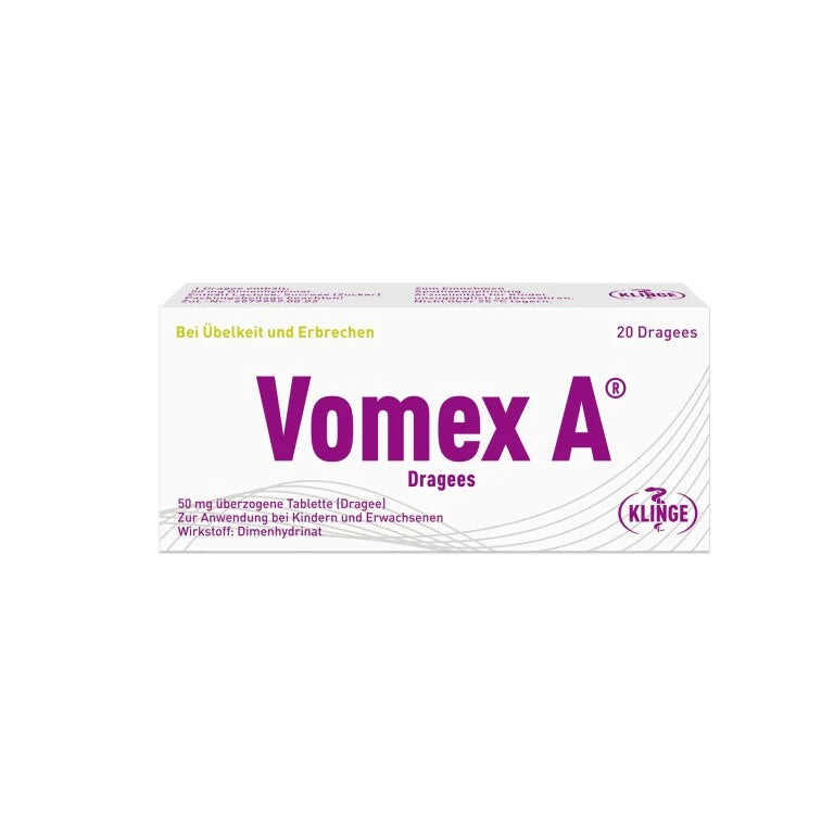 Vomex A dragees, 20 dragees