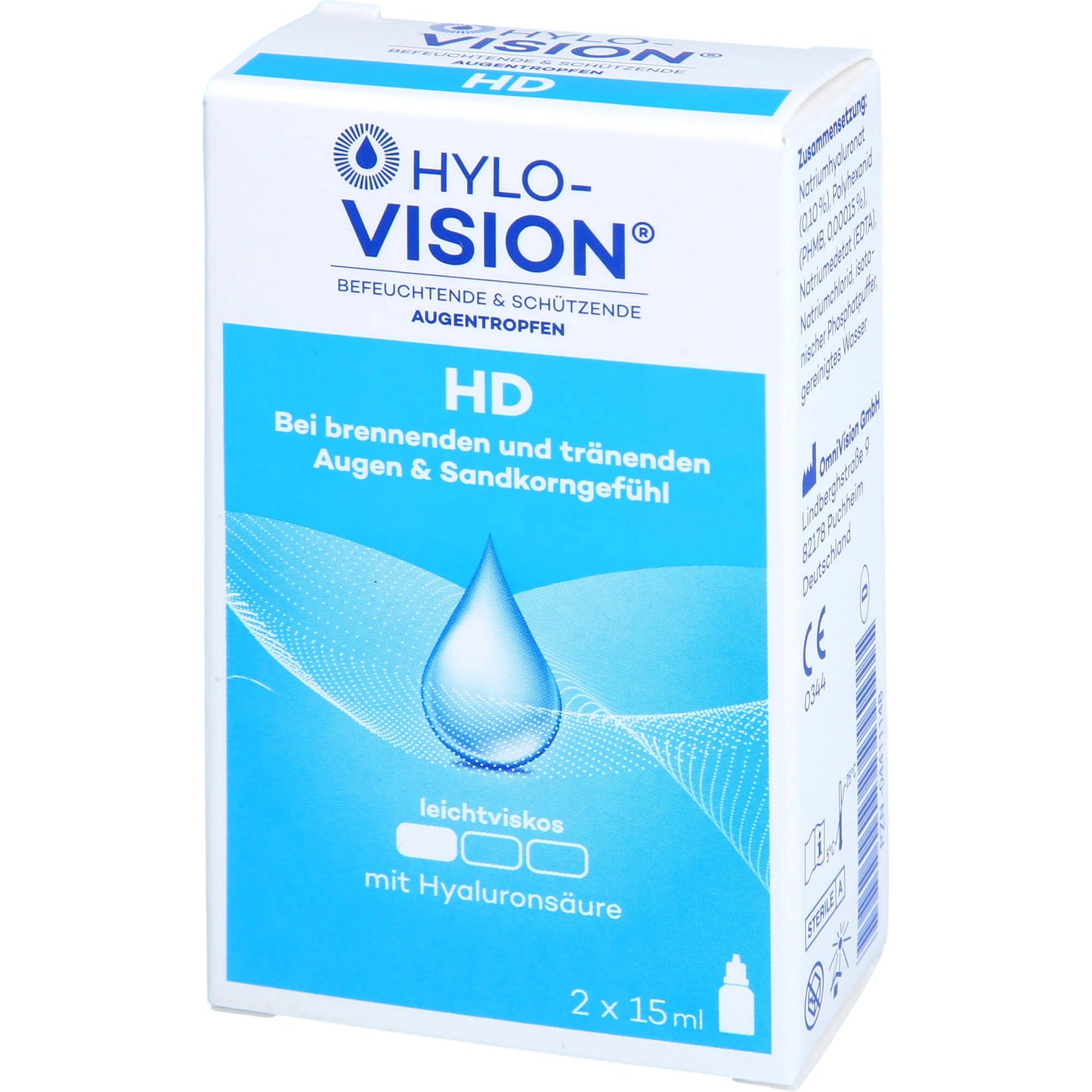 Hylo-Vision HD eye drops, 30 ml