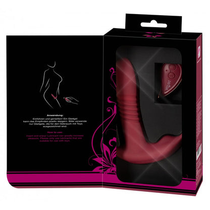 Javida RC Hands-free 3 Function Vibrator Red