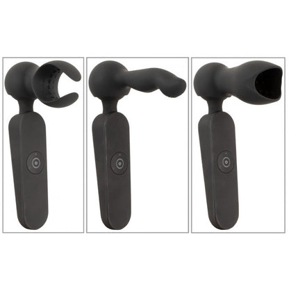 Coup!es Choice Wand Vibrator with 3 Attachments Black