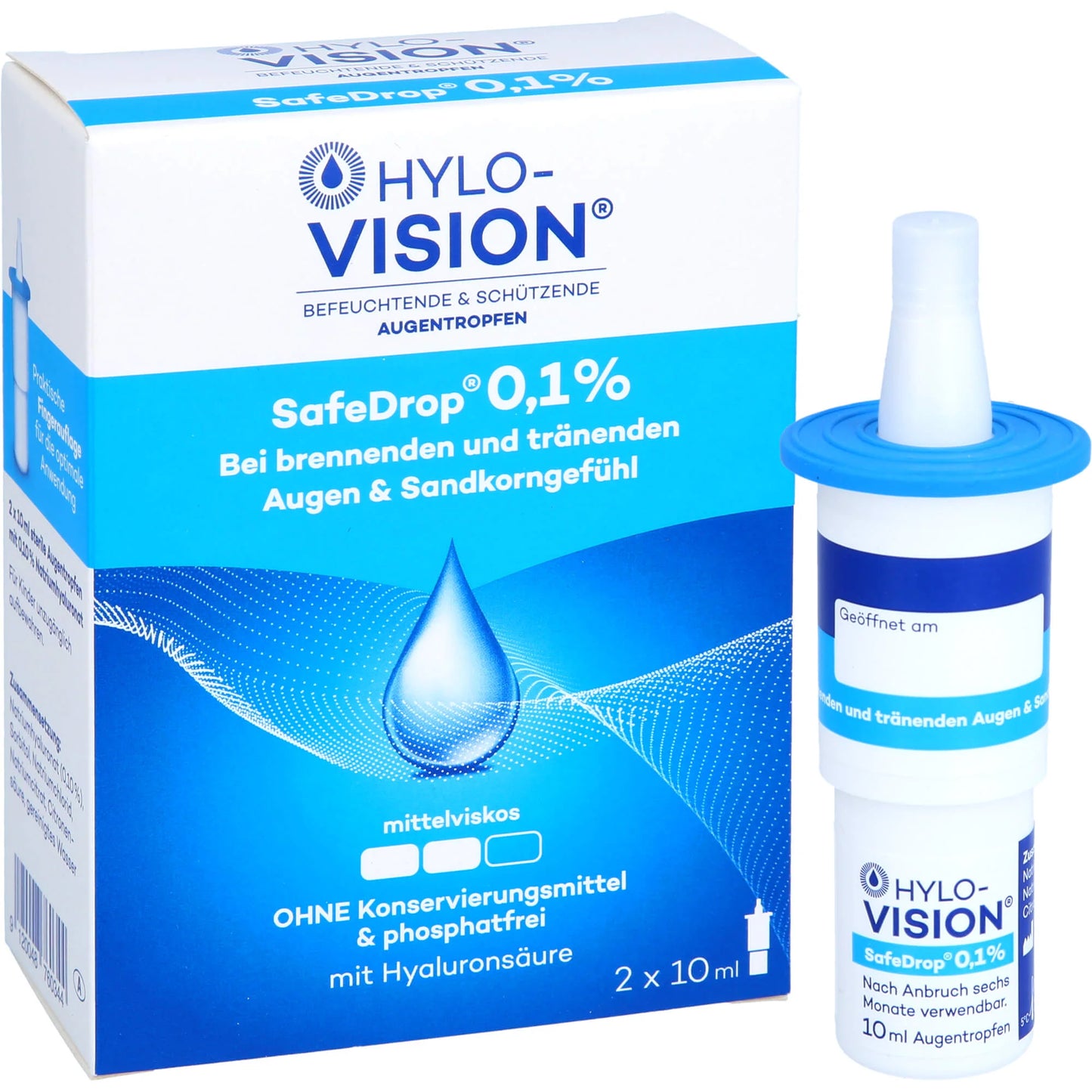 Hylo-Vision SafeDrop 0.1% solution, 20 ml