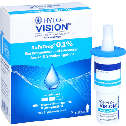 Hylo-Vision SafeDrop 0.1% solution, 20 ml