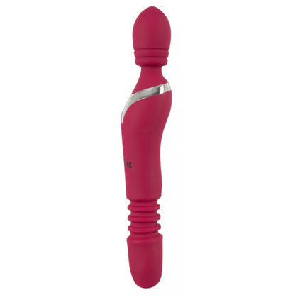 Javida Massage Wand Warming & Thrusting Vibe Red