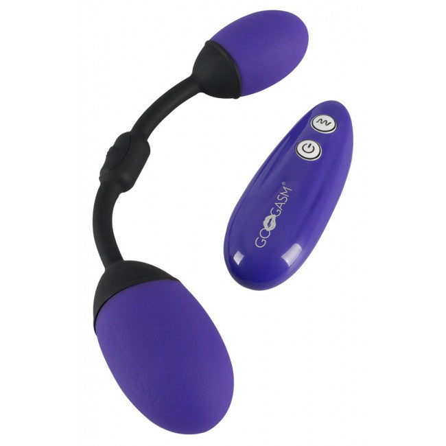 GoGasm Vibrating Pussy & Ass Balls Purple