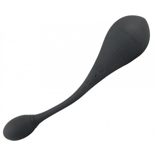 GoGasm Pussy & Ass Vibrator Black