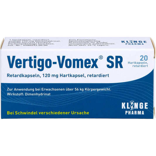 Vertigo-Vomex SR delayed-release, 20 capsules