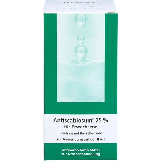 Antiscabiosum 25% for adults, emulsion for scabies treatment, 200 ml solution