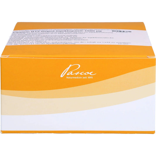 Pascoe Vitamin B12 depot injectables 1500 µg solution for injection, 100 ampoules