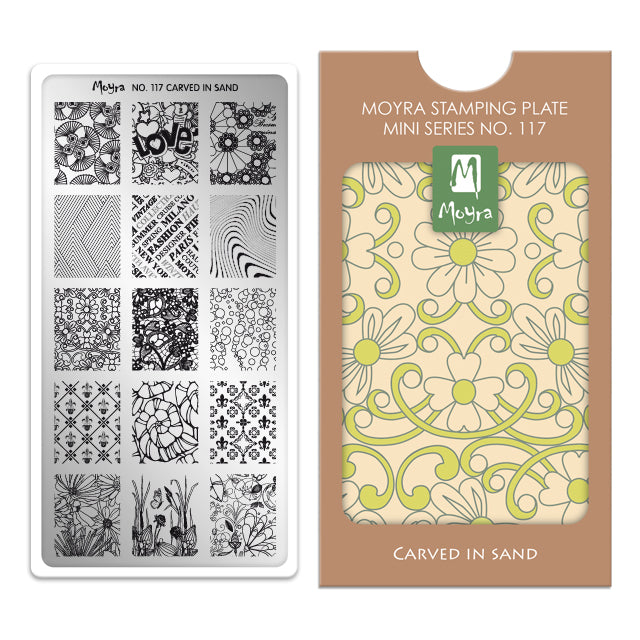 MOYRA Stamping Plate Mini Series No. 117