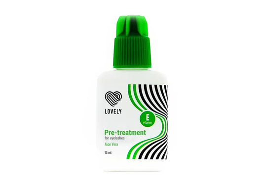 LOVELY Eyelash Vitamin E Pre-treatment Degreaser Aloe Vera Fragrance, 15 ml