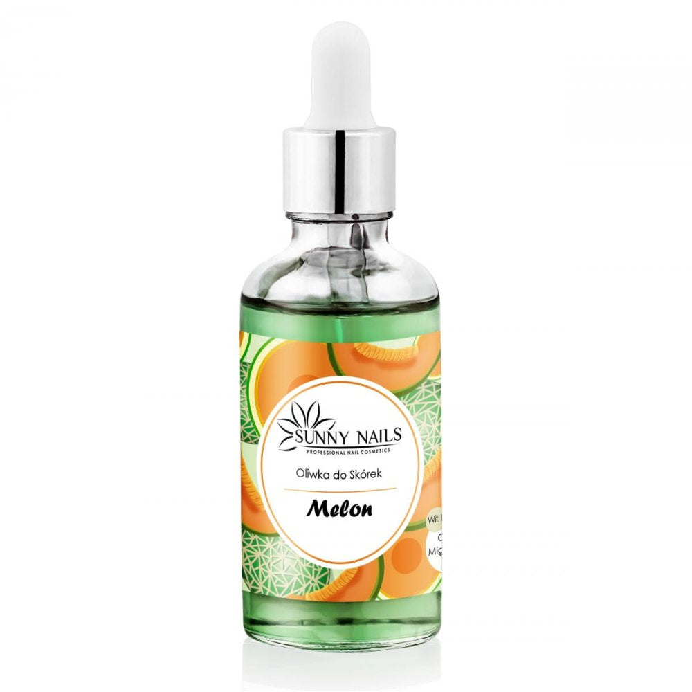 SUNNY NAILS nail oil with dropper Melon, 50 ml