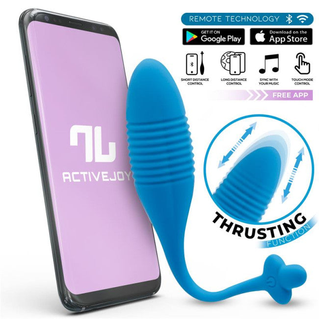 InToYou App Series Thrusting Egg with App Blue