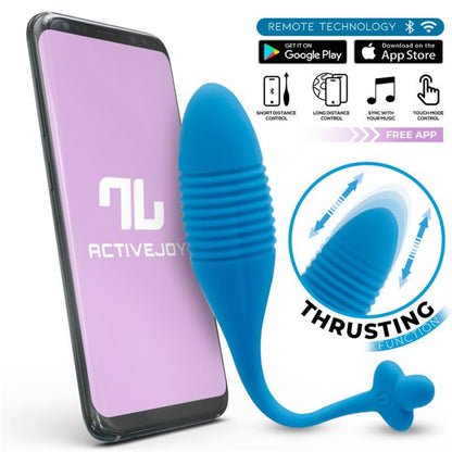 InToYou App Series Thrusting Egg with App Blue