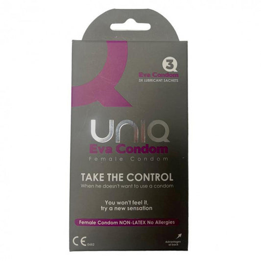 Uniq Eva Female Condoms No Latex 3 pcs