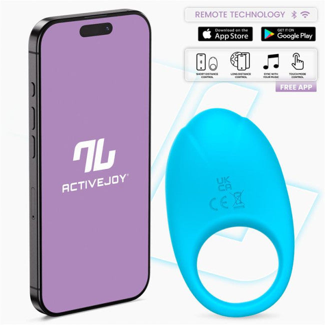InToYou App Series Ringo Vibrating Ring with App Blue – My Dr. XM