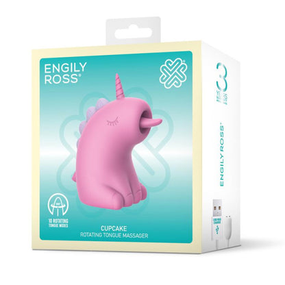 Engily Ross Cupcake Rotating Tongue Massager Pink