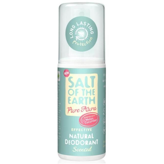 Salt Of The Earth Melon & Cucumber Pure Aura Natural Deodorant Spray 100 ml