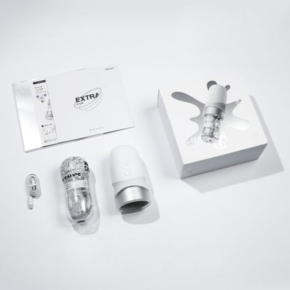 Sauce Extra Sauce Electronic Masturbator with White Sauce Cup White