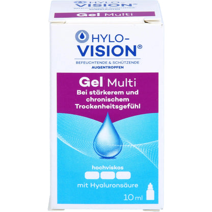 HYLO-VISION Gel Multi eye drops, 10 ml