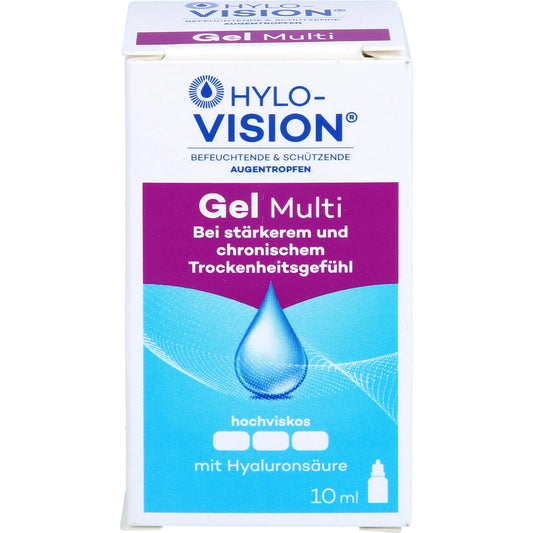 HYLO-VISION Gel Multi eye drops, 10 ml