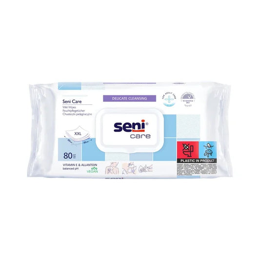 Seni care Wet wipes vitamin E & Allantoin 80 pcs