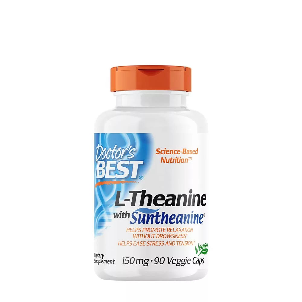 DOCTOR'S BEST L-THEANINE WITH SUNTHEANINE 150 MG (90 VEGGIE CAPSULES)