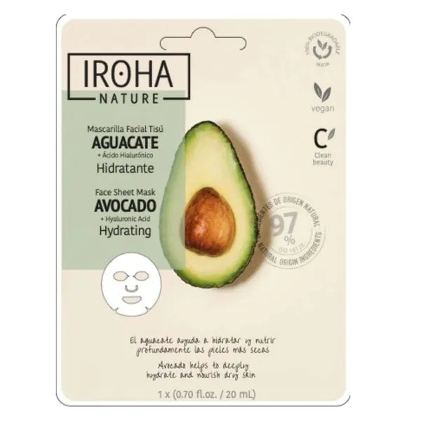Iroha nature Hydrating face mask Avocado 20 ml