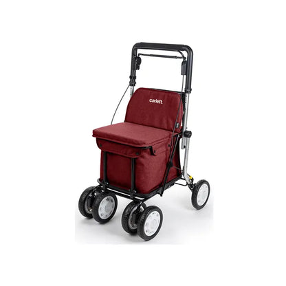 Carlett Senior Assist 29l dark red wheeled shopping bag trolley