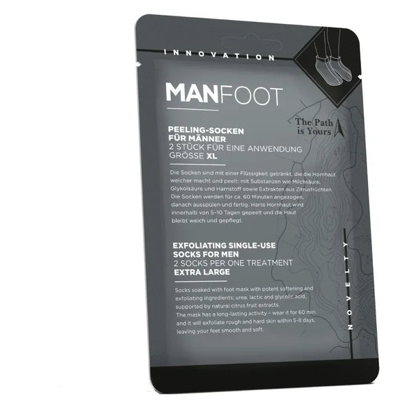 ManFoot Exfoliating Socks for Men XL 1 pair